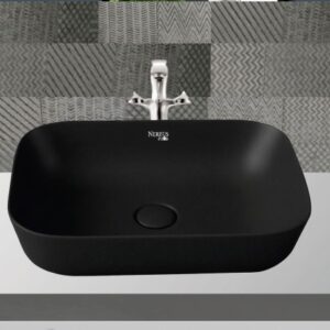 Qube Italia QB 290 Matt Black Wash Basin