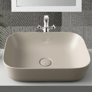 Qube Italia QB 290 Matt Beige Wash Basin
