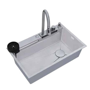 Sylux Niagra SS304 Satin Round Drainer with Cap